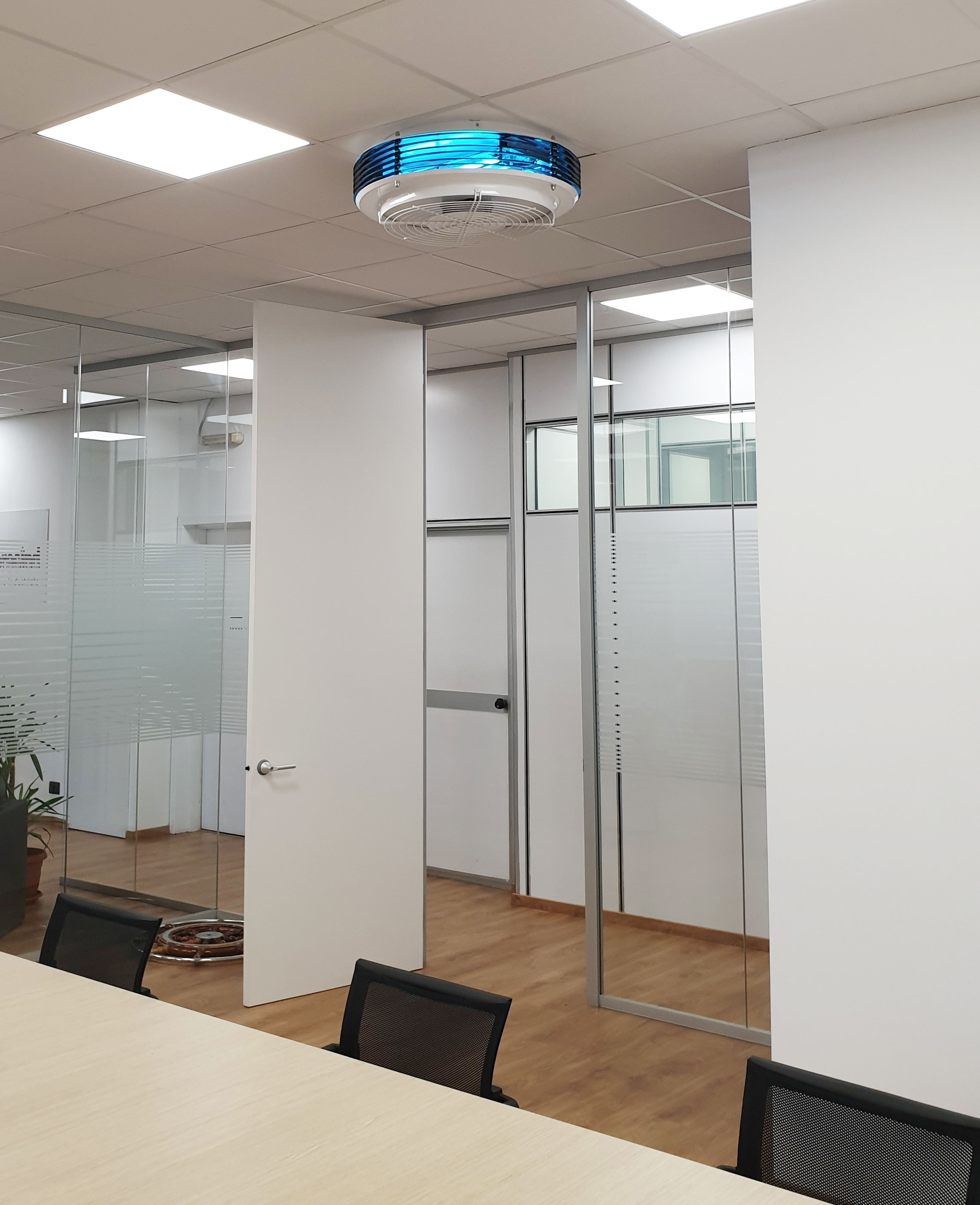 辦公室定時UV-C自動消毒系統